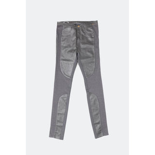 Gray Leather Pants