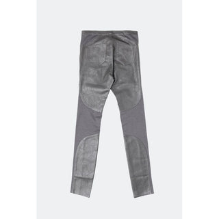 Gray Leather Pants