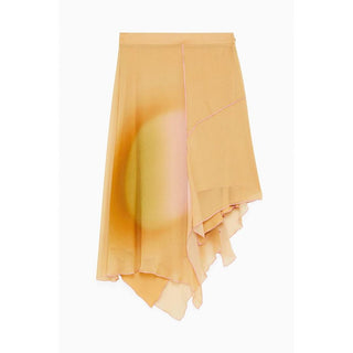 Multicolor Viscose Long Skirt