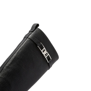 Black Calfskin Flat Boots