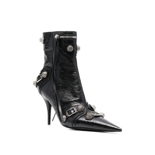 Botas negras de piel de cordero