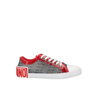 White Polyester Sneakers