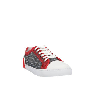 White Polyester Sneakers
