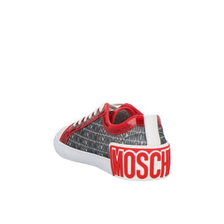 White Polyester Sneakers