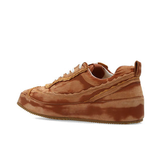 Zapatillas marrones de piel de becerro