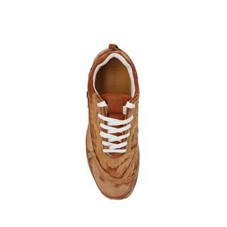 Zapatillas marrones de piel de becerro