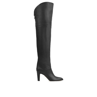 Schwarze Wadenhohe Stiefel