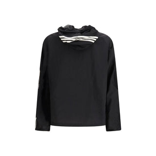 Chaqueta shell de poliamida negra