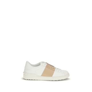 Zapatillas bajas Bos Taurus de cuero de ternero blanco