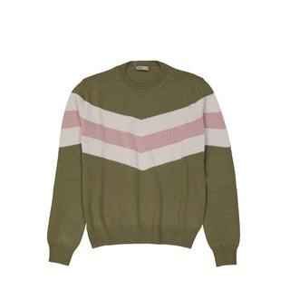 Zweifarbiges Wollsweatshirt
