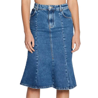 Blauer Jeansrock