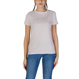 Rosa Baumwoll-T-Shirt