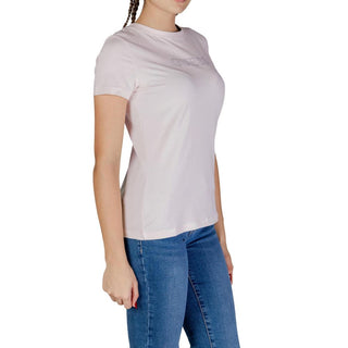 Rosa Baumwoll-T-Shirt