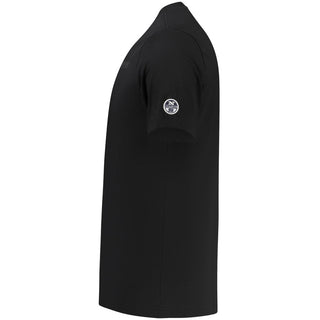 Black Cotton Men T-Shirt
