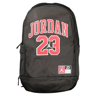 Schwarzer Polyester-Herrenrucksack