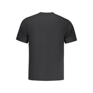 Herren-T-Shirt aus schwarzer Baumwolle