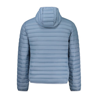 Blaue Polyamid-Herrenjacke