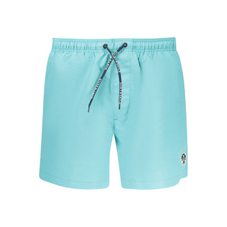 Azzurro Polyester Herren Schwimmboxer