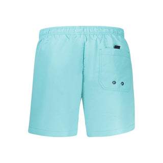 Azzurro Polyester Herren Schwimmboxer