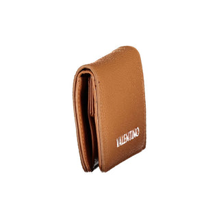 Brown Polyurethane Women's Wallet