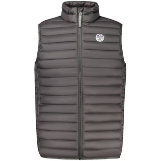 Schwarze Polyamid-Herrenjacke