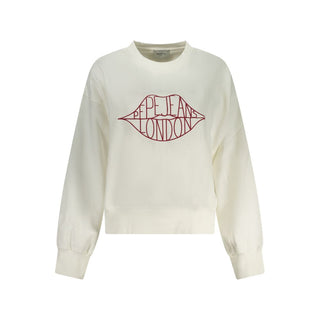 Bianco Baumwoll-Sweatshirt für Damen