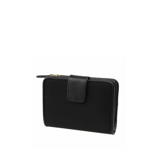Schwarze Nylon-Brieftasche