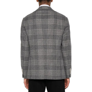 Grauer Kaschmir-Blazer