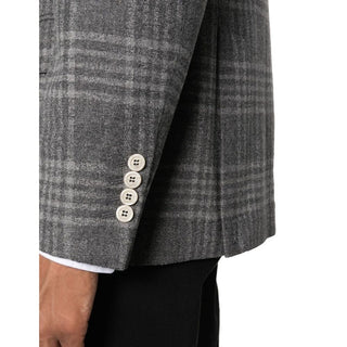 Grauer Kaschmir-Blazer