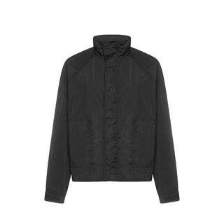 Schwarze Polyamid-Shell-Jacke