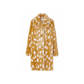 Falso de piel de cordero beige