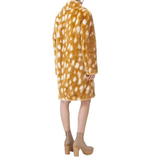 Falso de piel de cordero beige