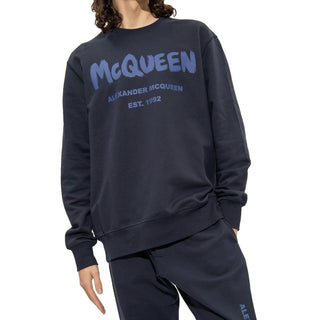 Blue Cotton Sweatshirt