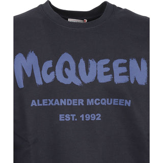Blue Cotton Sweatshirt