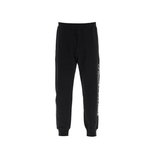Black Cotton Joggers (Workout Pants)