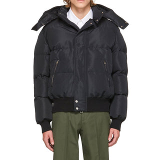 Schwarzer Polyamid-Blouson
