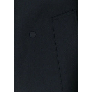 Black Polyester Coat