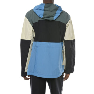 Chaqueta shell de poliamida azul