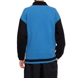 Sudadera azul de algodón