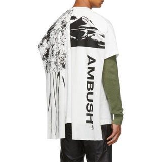 Weißes Baumwoll-T-Shirt