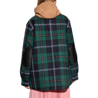 Zweifarbige Wollkleidung