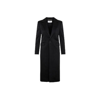 Black Acetate Coat