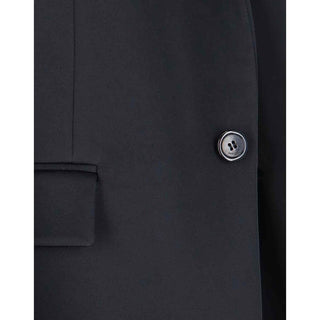 Black Acetate Coat