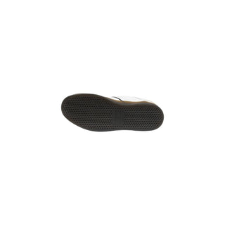 Black Leather Low Top Sneakers