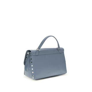 Blue Calf Leather Bos Taurus Shoulder Bag