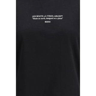 Schwarzes Baumwoll-T-Shirt