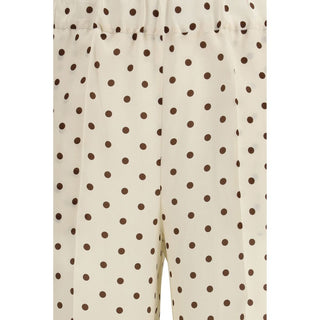 Beige Seidenhose (leger)
