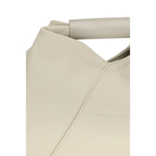 White Calf Leather Bos Taurus Handbag