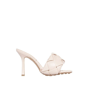 Mehrfarbige Leder-Mules