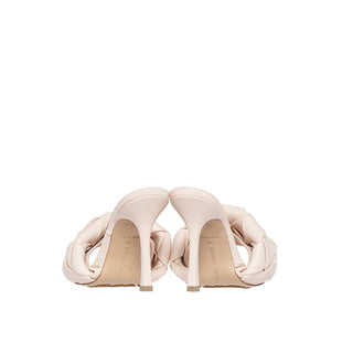 Mehrfarbige Leder-Mules